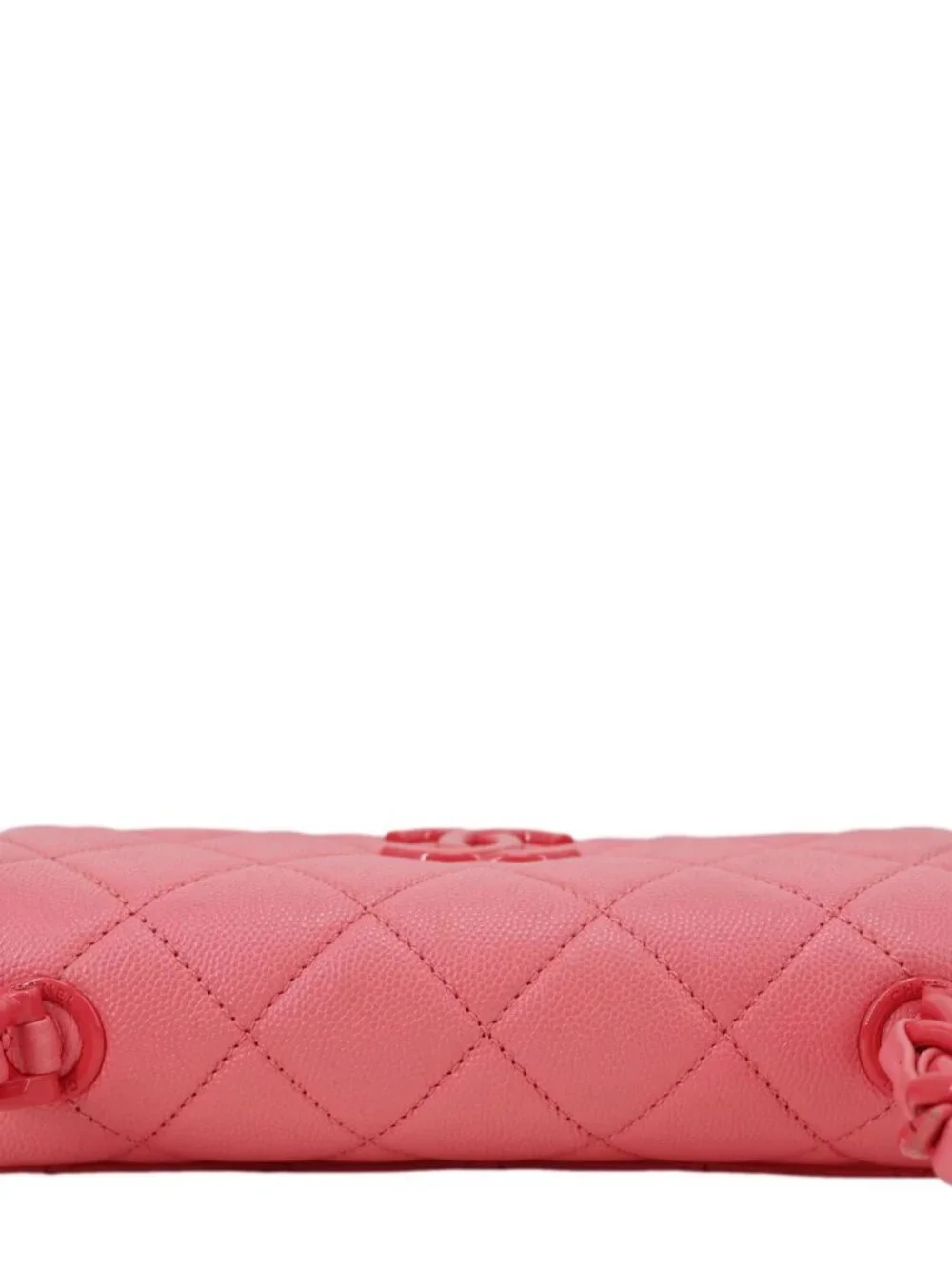 Chanel My Everything Flap Small Quilted Caviar Leather Shoulder Bag Pink